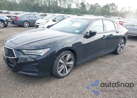 2021 Acura Tlx Advance Package из США, поврежденный, VIN 19UUB5F66MA008819